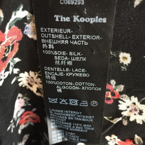 The Kooples floral silk button down - Picture 7 of 8